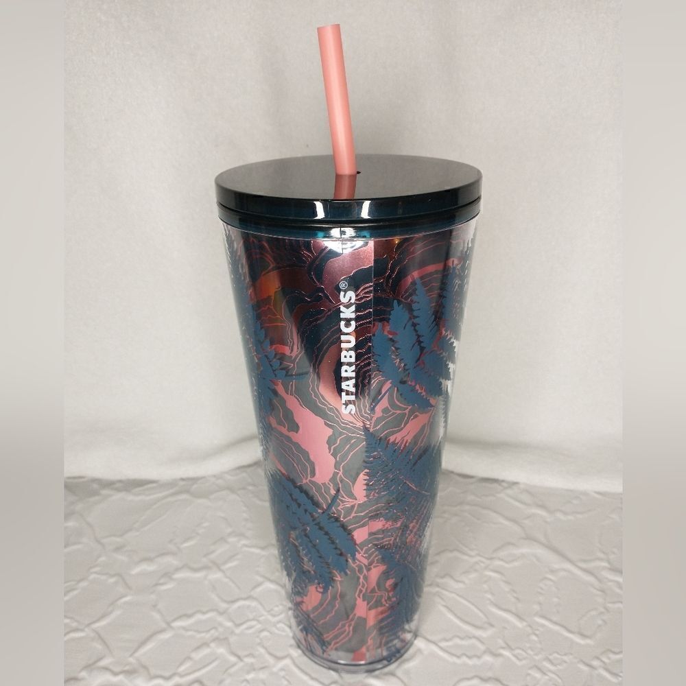 Starbucks Tumbler Blue Fern